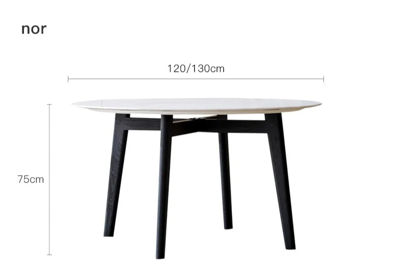 coconordic|nor(丸テーブル/大理石天板)