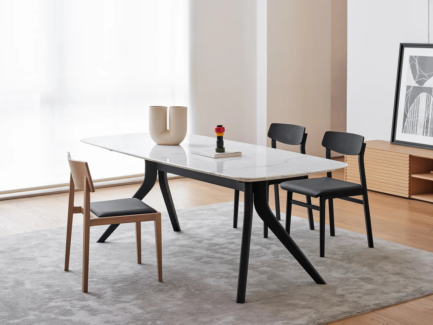 coconordic｜Teramo (ロングテーブル/大理石天板)